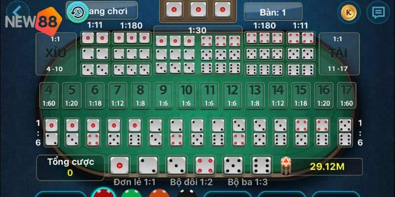 Thông tin về luật chơi tài xỉu mà anh em cần nắm